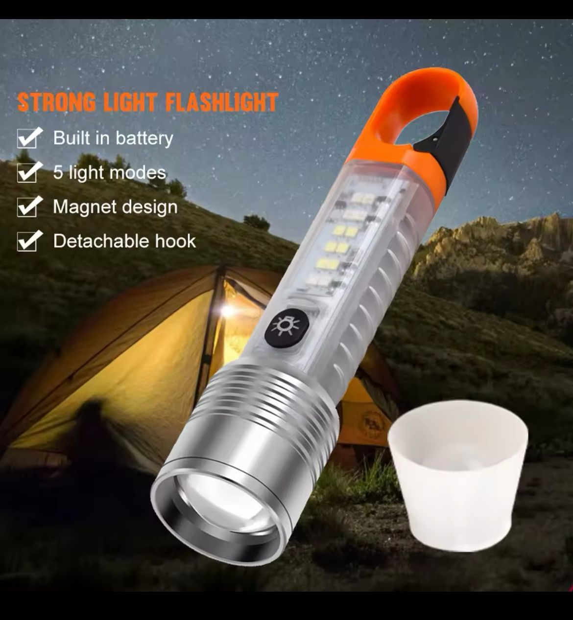 Miniatura 2 de LINTERNA MULTIUSOS RECARGABLE USB